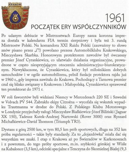 Rajd Polski - 1961r.